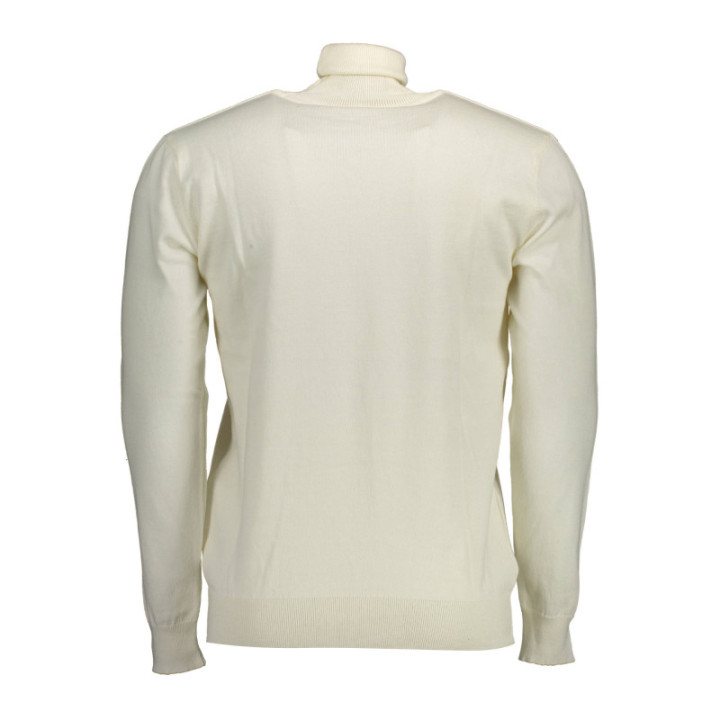Pull à col roulé blanc pour homme US Polo Assn.