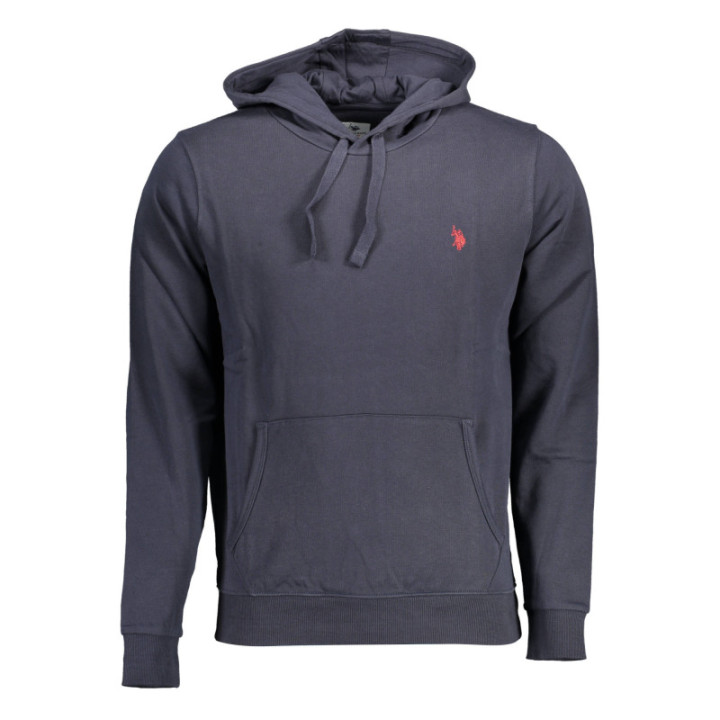 Sweat-shirt zippé bleu pour homme US POLO ASSN.