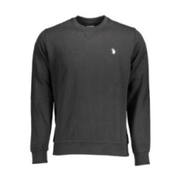 Sweat-shirt zippé noir pour homme US POLO ASSN.