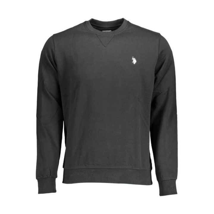 Sweat-shirt zippé noir pour homme US POLO ASSN.