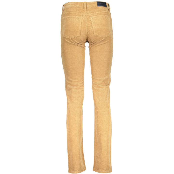 PANTALON FEMME GANT MARRON