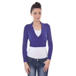 DATCH SHRUG MANCHES LONGUES FEMME VIOLET