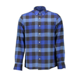 CHEMISE HOMME GANT BLEUE À MANCHES LONGUES