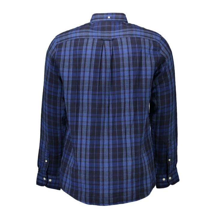 CHEMISE HOMME GANT BLEUE À MANCHES LONGUES