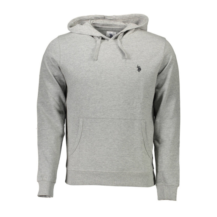 Sweat-shirt zippé gris pour homme US POLO ASSN.