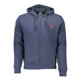 Sweat-shirt zippé bleu pour homme US POLO ASSN.