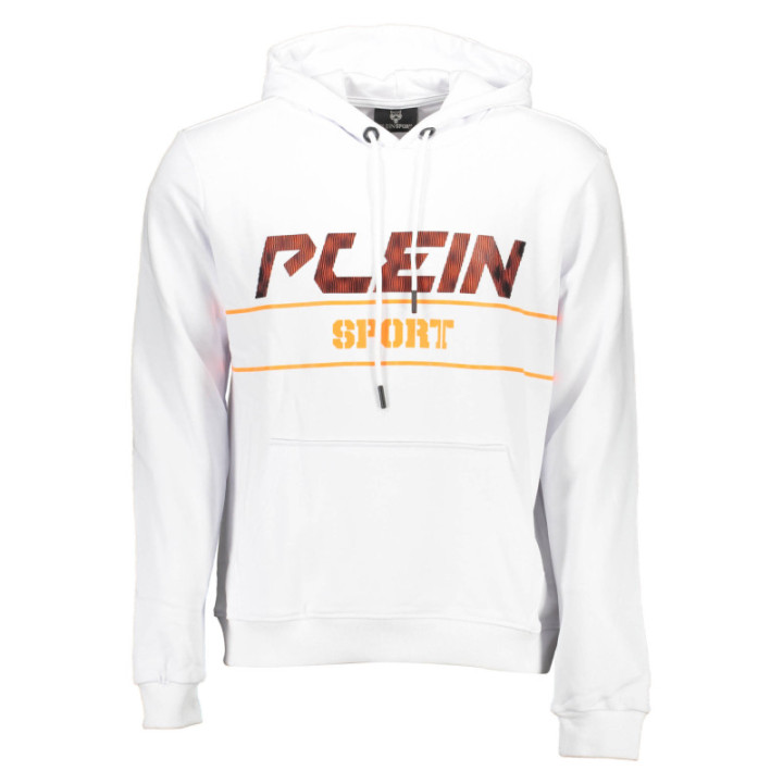 SWEAT PLEIN SPORT SANS ZIP HOMME BLANC