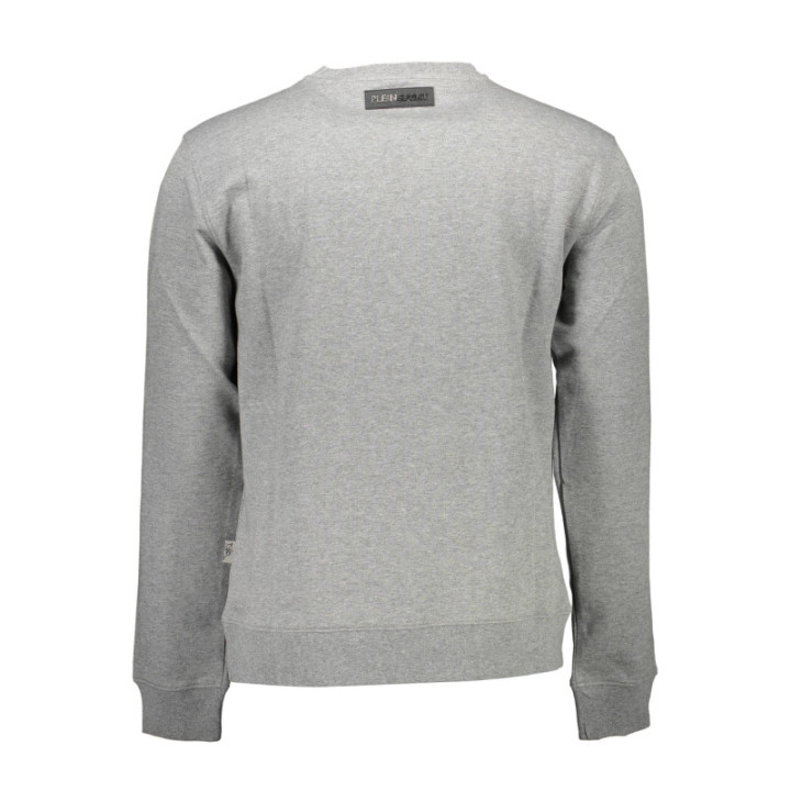 SWEAT PLEIN SPORT SANS ZIP HOMME GRIS