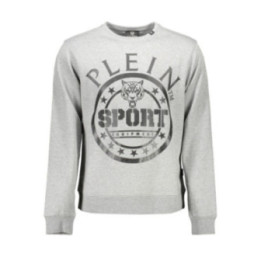 SWEAT PLEIN SPORT SANS ZIP HOMME GRIS