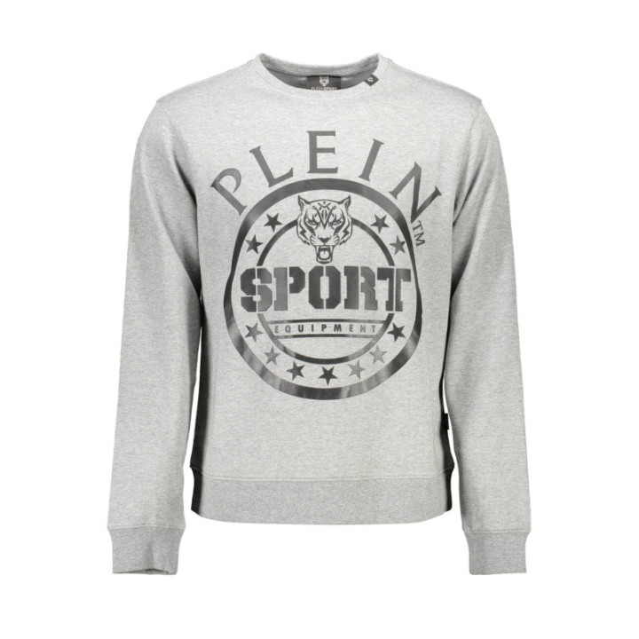 SWEAT PLEIN SPORT SANS ZIP HOMME GRIS