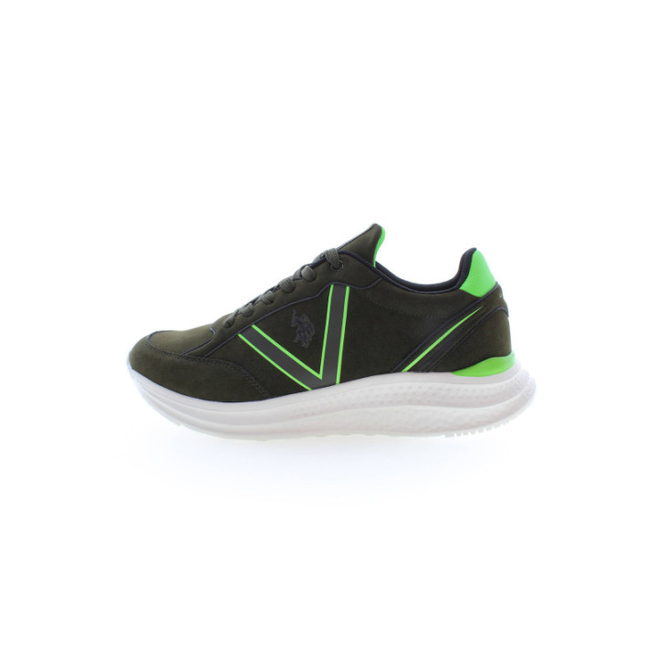 Chaussures de sport vertes pour hommes US POLO ASSN.
