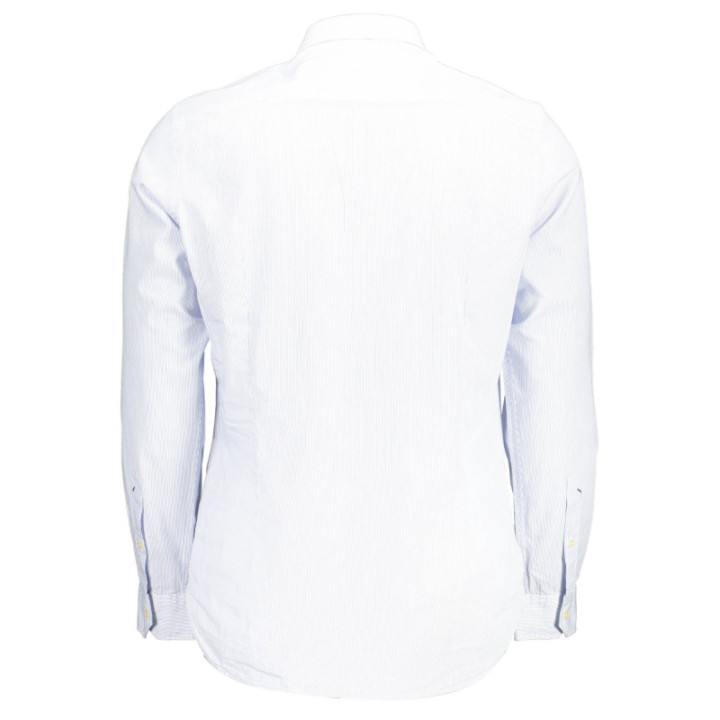 Chemise à manches longues pour homme US Polo Assn., bleue