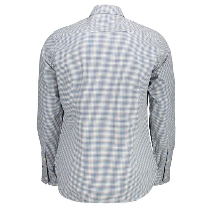 Chemise à manches longues pour homme US Polo Assn., bleue