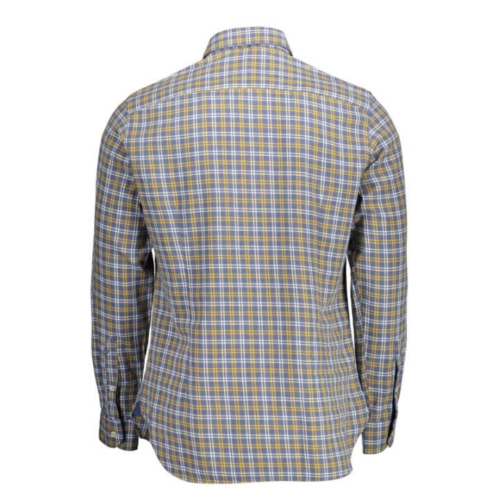 Chemise bleue à manches longues pour homme US POLO ASSN.