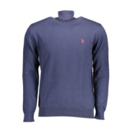 Pull à col roulé bleu pour homme US Polo Assn.