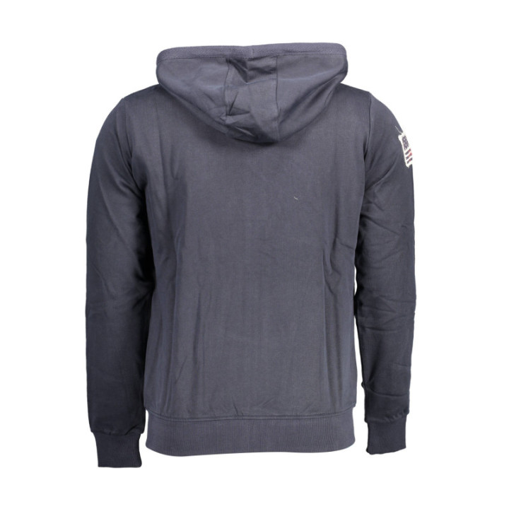 Sweat-shirt zippé bleu pour homme US POLO ASSN.