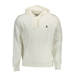 Sweat-shirt blanc zippé pour homme US POLO ASSN.