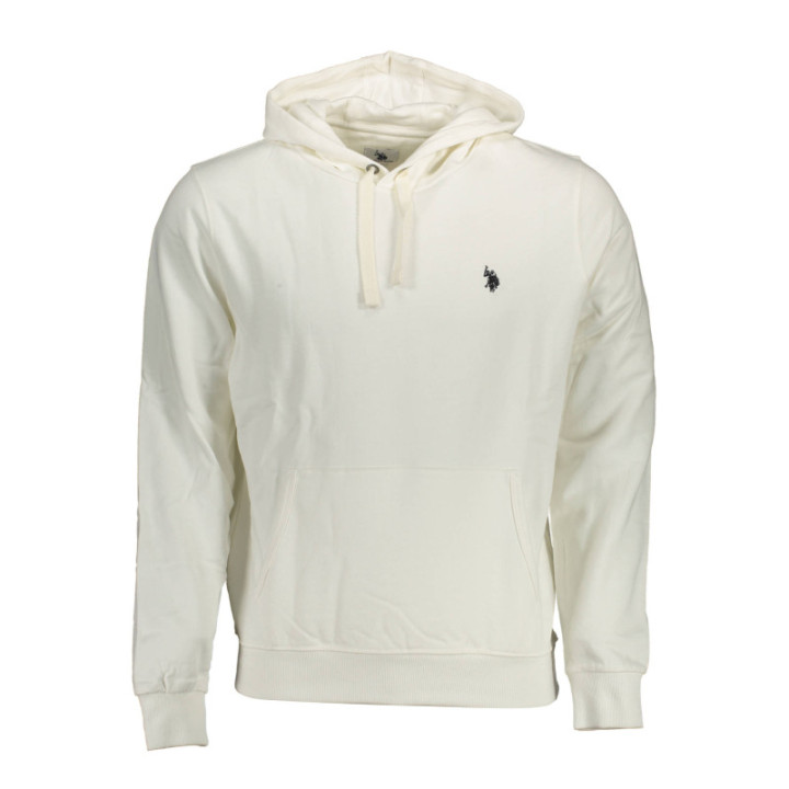 Sweat-shirt blanc zippé pour homme US POLO ASSN.