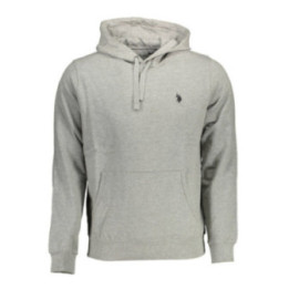Sweat-shirt zippé gris pour homme US POLO ASSN.