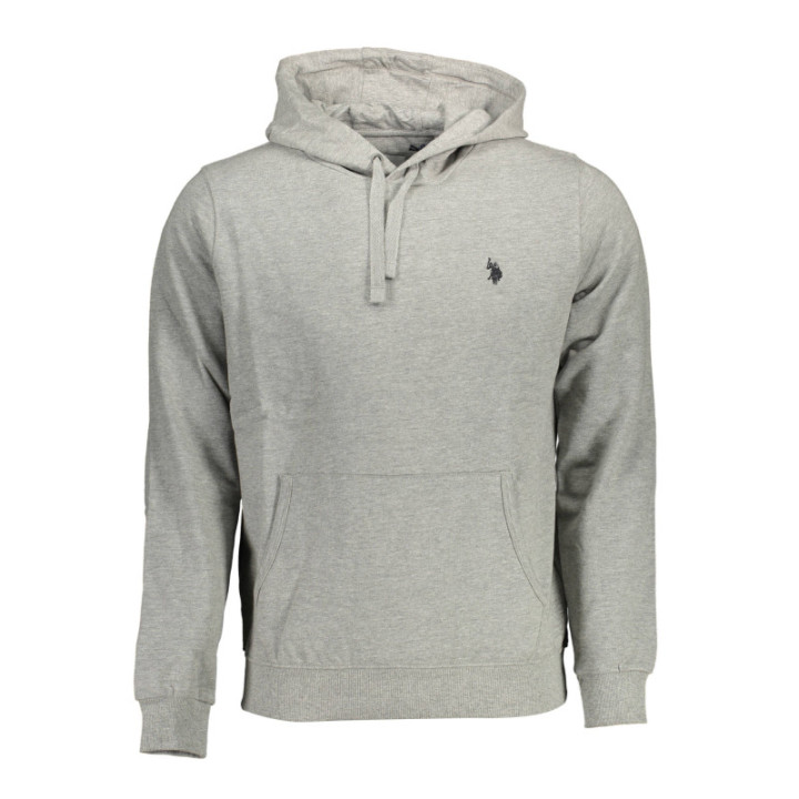Sweat-shirt zippé gris pour homme US POLO ASSN.