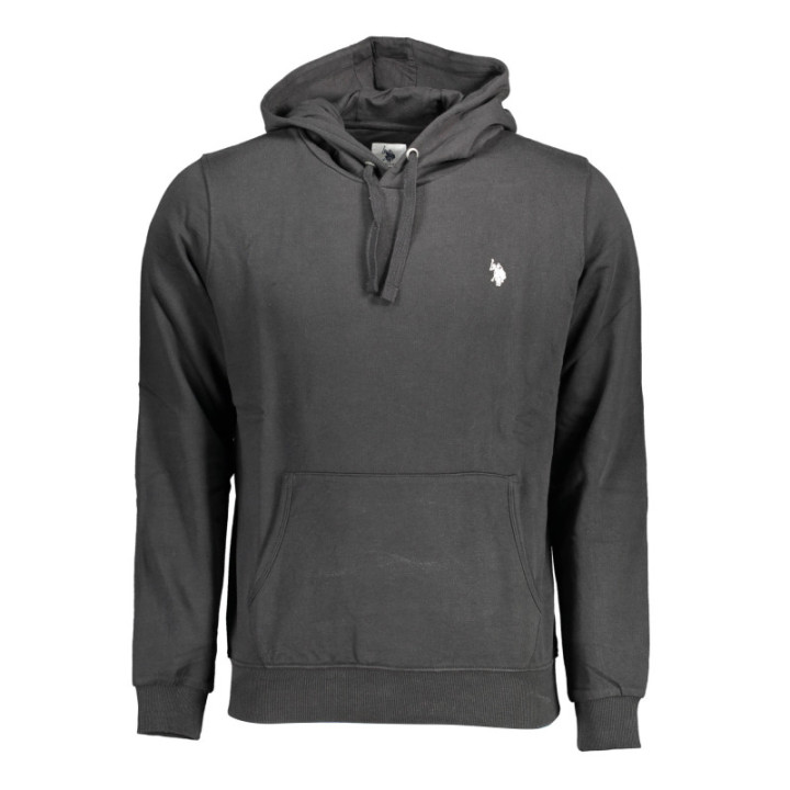 Sweat-shirt zippé noir pour homme US POLO ASSN.