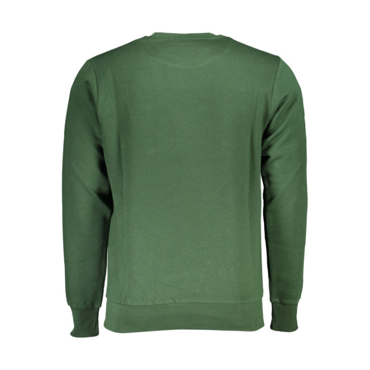 SWEAT-SHIRT VERT À FERMETURE ÉCLAIR POUR HOMME US GRAND