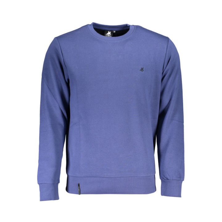 SWEAT-SHIRT BLEU À FERMETURE ÉCLAIR POUR HOMME US GRAND
