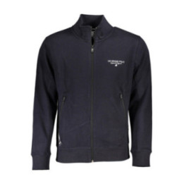 SWEAT-SHIRT BLEU À FERMETURE ÉCLAIR POUR HOMME US GRAND