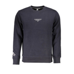SWEAT-SHIRT BLEU À FERMETURE ÉCLAIR POUR HOMME US GRAND