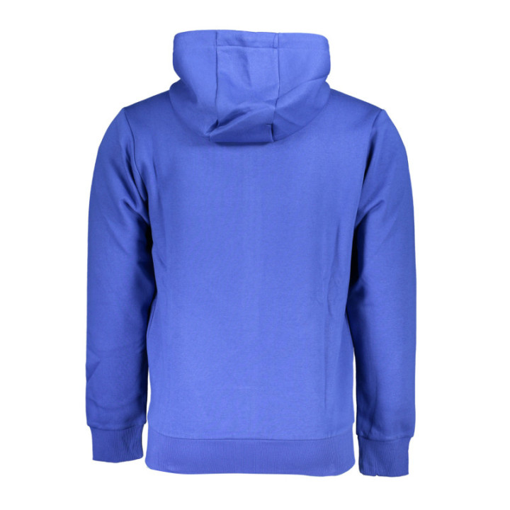 SWEAT-SHIRT BLEU À FERMETURE ÉCLAIR POUR HOMME US GRAND