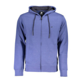 SWEAT-SHIRT BLEU À FERMETURE ÉCLAIR POUR HOMME US GRAND