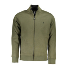 SWEAT-SHIRT VERT À FERMETURE ÉCLAIR POUR HOMME US GRAND