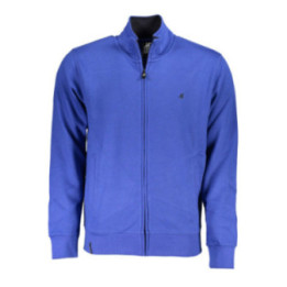 SWEAT-SHIRT BLEU À FERMETURE ÉCLAIR POUR HOMME US GRAND
