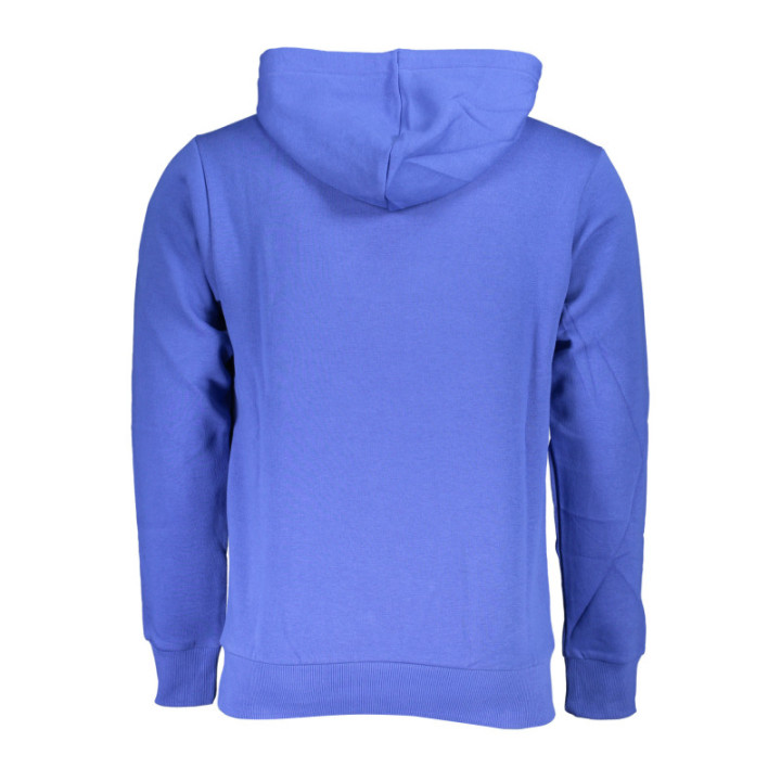SWEAT-SHIRT BLEU À FERMETURE ÉCLAIR POUR HOMME US GRAND