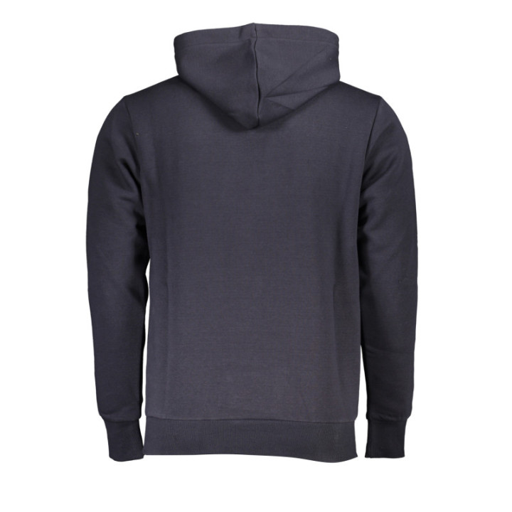 SWEAT-SHIRT BLEU À FERMETURE ÉCLAIR POUR HOMME US GRAND