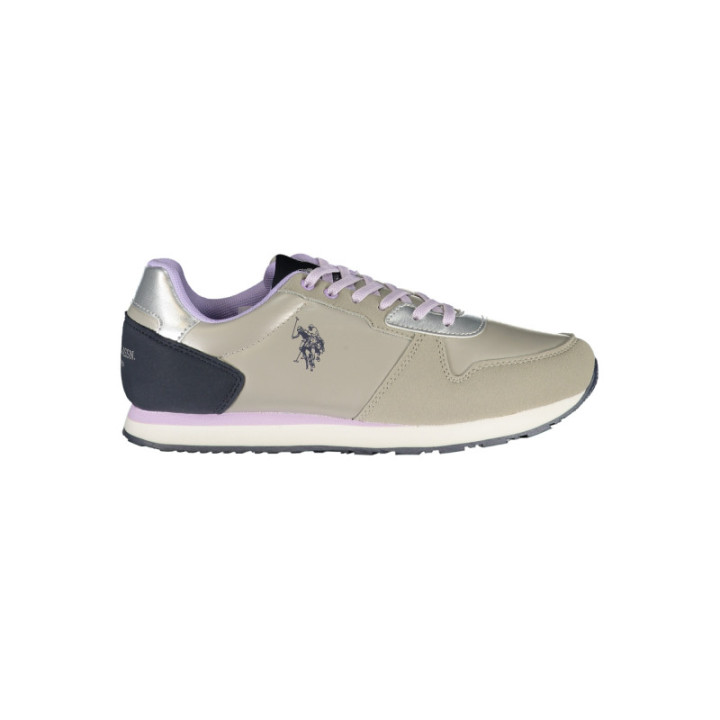 POLO AMÉRICAIN ASSN. CHAUSSURES DE SPORT POUR FEMMES ARGENTÉES