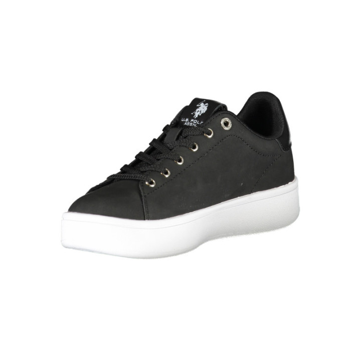 Chaussures de sport noires pour femmes US POLO ASSN.
