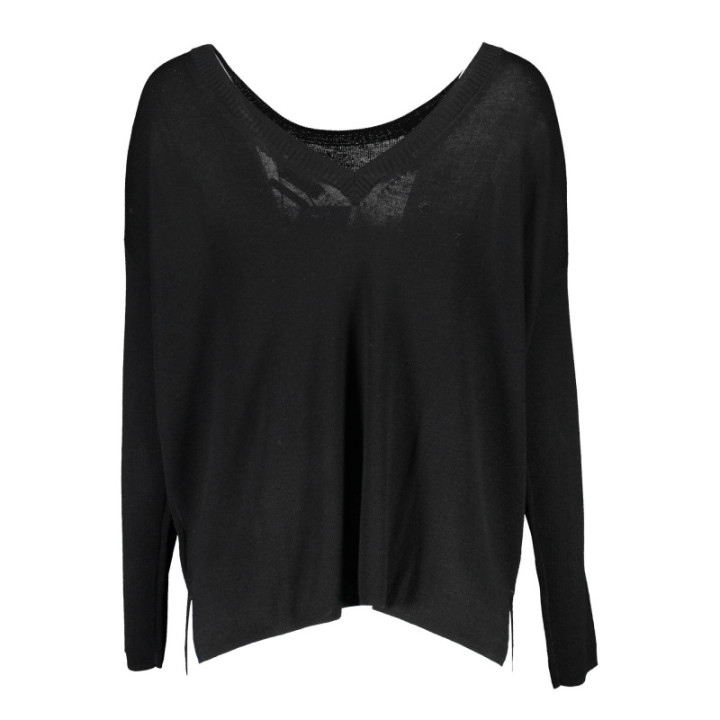 PULL FEMME GANT NOIR