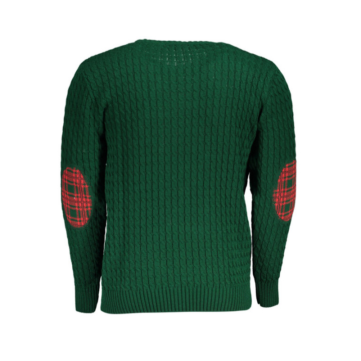 PULL VERT POUR HOMME US GRAND