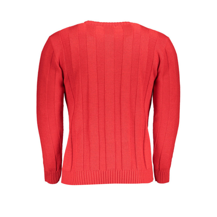 PULL ROUGE POUR HOMME US GRAND