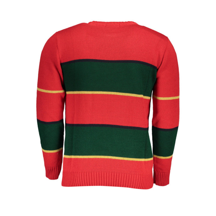 PULL ROUGE POUR HOMME US GRAND
