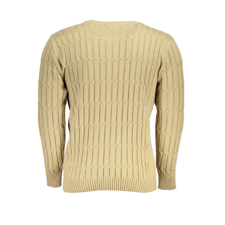 PULL BEIGE POUR HOMME US GRAND