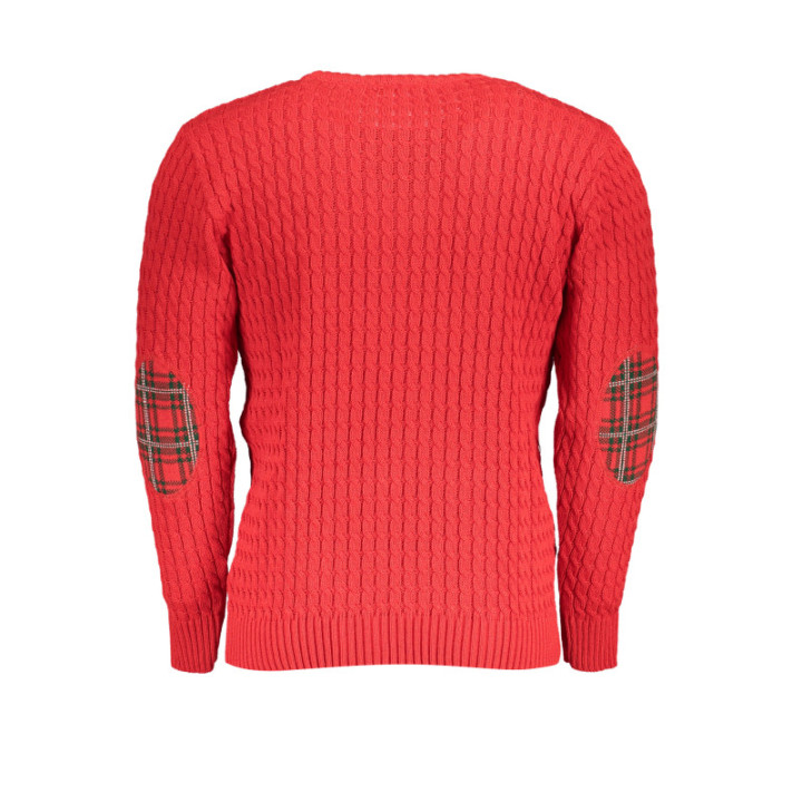 PULL ROUGE POUR HOMME US GRAND