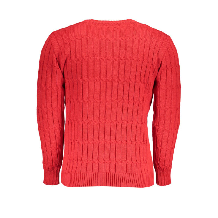 PULL ROUGE POUR HOMME US GRAND