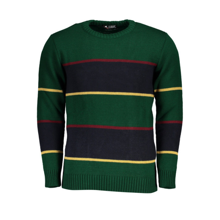 PULL VERT POUR HOMME US GRAND