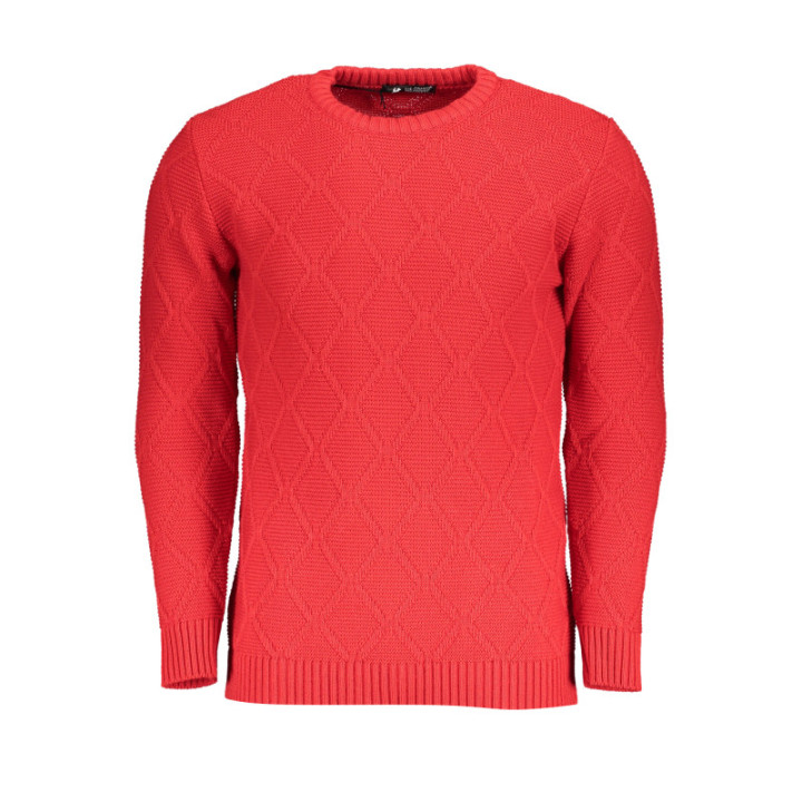 PULL ROUGE POUR HOMME US GRAND