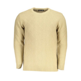 PULL BEIGE POUR HOMME US GRAND