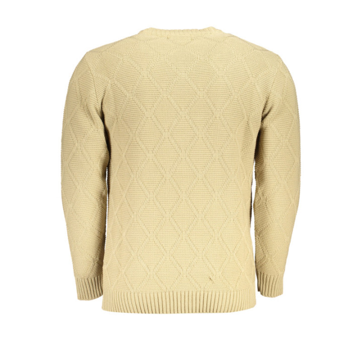 PULL BEIGE POUR HOMME US GRAND