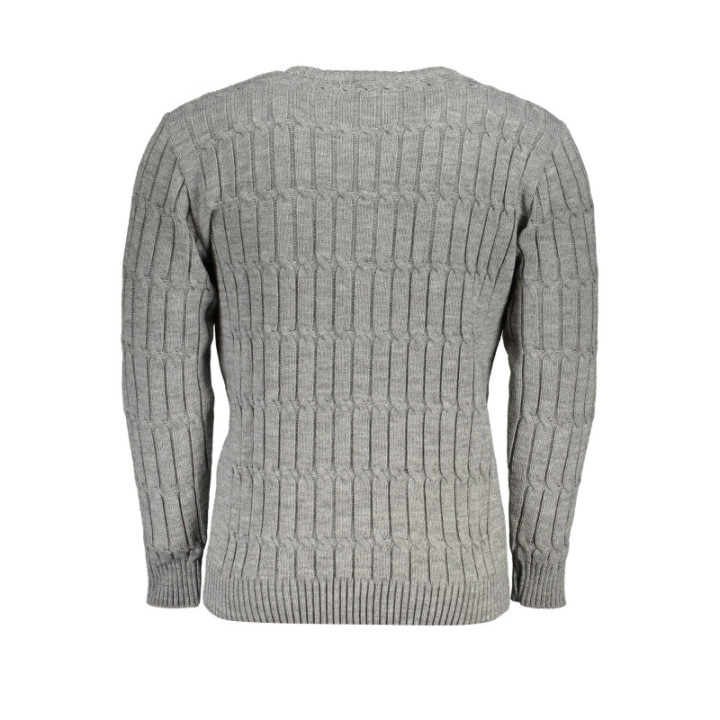 PULL GRIS POUR HOMME US GRAND