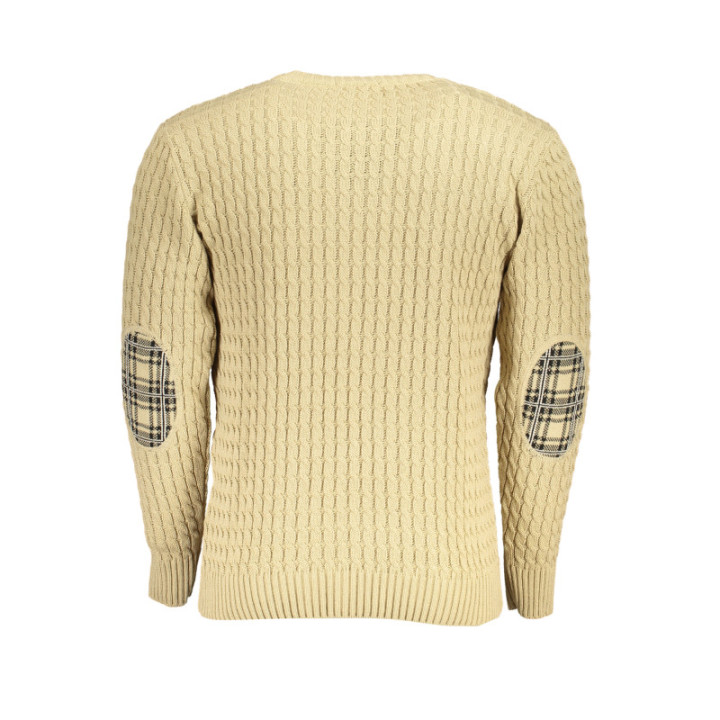 PULL BEIGE POUR HOMME US GRAND